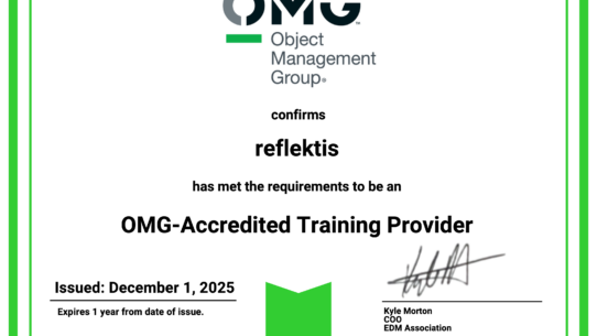 OMG Certificate